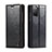 Leather Case Stands Flip Cover Holder C03S for Samsung Galaxy S20 5G Black