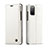Leather Case Stands Flip Cover Holder C03S for Samsung Galaxy S20 White