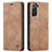 Leather Case Stands Flip Cover Holder C03S for Samsung Galaxy S21 5G