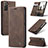 Leather Case Stands Flip Cover Holder C03S for Samsung Galaxy S21 Plus 5G