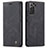 Leather Case Stands Flip Cover Holder C03S for Samsung Galaxy S21 Plus 5G Black