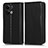 Leather Case Stands Flip Cover Holder C03X for Oppo Reno8 Pro+ Plus 5G Black