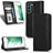 Leather Case Stands Flip Cover Holder C03X for Samsung Galaxy S22 5G