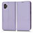 Leather Case Stands Flip Cover Holder C03X for Samsung Galaxy XCover 6 Pro 5G Purple