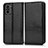 Leather Case Stands Flip Cover Holder C03X for Xiaomi Poco M5S Black