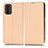 Leather Case Stands Flip Cover Holder C03X for Xiaomi Poco M5S Gold