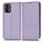 Leather Case Stands Flip Cover Holder C03X for Xiaomi Poco M5S Purple