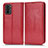 Leather Case Stands Flip Cover Holder C03X for Xiaomi Poco M5S Red