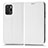 Leather Case Stands Flip Cover Holder C03X for Xiaomi Poco X3 GT 5G White