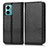 Leather Case Stands Flip Cover Holder C03X for Xiaomi Redmi 10 Prime Plus 5G Black