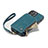 Leather Case Stands Flip Cover Holder C04S for Apple iPhone 13 Pro Blue