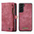 Leather Case Stands Flip Cover Holder C04S for Samsung Galaxy S21 5G