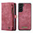 Leather Case Stands Flip Cover Holder C04S for Samsung Galaxy S21 Plus 5G