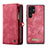 Leather Case Stands Flip Cover Holder C04S for Samsung Galaxy S21 Ultra 5G