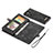 Leather Case Stands Flip Cover Holder C04S for Samsung Galaxy S23 Ultra 5G