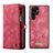 Leather Case Stands Flip Cover Holder C04S for Samsung Galaxy S25 Ultra 5G