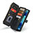 Leather Case Stands Flip Cover Holder C05S for Samsung Galaxy S20 Lite 5G