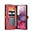 Leather Case Stands Flip Cover Holder C05S for Samsung Galaxy S20 Ultra 5G