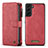 Leather Case Stands Flip Cover Holder C05S for Samsung Galaxy S21 5G