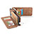 Leather Case Stands Flip Cover Holder C05S for Samsung Galaxy S21 Ultra 5G