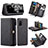 Leather Case Stands Flip Cover Holder C06S for Samsung Galaxy S20