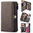 Leather Case Stands Flip Cover Holder C06S for Samsung Galaxy S20 Ultra 5G