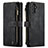 Leather Case Stands Flip Cover Holder C07S for Samsung Galaxy A04s