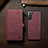 Leather Case Stands Flip Cover Holder C09S for Samsung Galaxy S21 Plus 5G Red