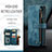 Leather Case Stands Flip Cover Holder C14S for Samsung Galaxy S22 Ultra 5G