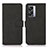 Leather Case Stands Flip Cover Holder D01Y for OnePlus Nord N300 5G Black