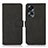 Leather Case Stands Flip Cover Holder D01Y for Oppo A78 5G Black