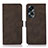 Leather Case Stands Flip Cover Holder D01Y for Oppo A78 5G Brown