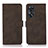 Leather Case Stands Flip Cover Holder D01Y for Oppo Reno8 T 4G Brown