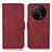Leather Case Stands Flip Cover Holder D01Y for Xiaomi Mi 12 Ultra 5G Red