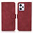 Leather Case Stands Flip Cover Holder D01Y for Xiaomi Redmi Note 12 Pro 5G Red