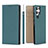 Leather Case Stands Flip Cover Holder D02T for Samsung Galaxy S22 Ultra 5G