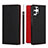 Leather Case Stands Flip Cover Holder D02T for Samsung Galaxy S23 Ultra 5G