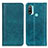 Leather Case Stands Flip Cover Holder D03Y for Motorola Moto E20