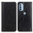 Leather Case Stands Flip Cover Holder D03Y for Motorola Moto G41