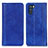 Leather Case Stands Flip Cover Holder D03Y for Oppo K9 Pro 5G Blue