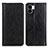 Leather Case Stands Flip Cover Holder D03Y for Xiaomi Redmi A1 Black