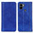 Leather Case Stands Flip Cover Holder D03Y for Xiaomi Redmi A1 Plus Blue