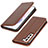 Leather Case Stands Flip Cover Holder D04T for Samsung Galaxy S21 5G