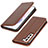 Leather Case Stands Flip Cover Holder D04T for Samsung Galaxy S23 Plus 5G