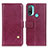 Leather Case Stands Flip Cover Holder D04Y for Motorola Moto E20 Purple