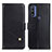 Leather Case Stands Flip Cover Holder D04Y for Motorola Moto G Pure