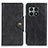 Leather Case Stands Flip Cover Holder D04Y for OnePlus 10 Pro 5G Black