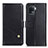 Leather Case Stands Flip Cover Holder D04Y for Oppo A94 4G Black