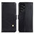 Leather Case Stands Flip Cover Holder D04Y for Samsung Galaxy S21 Ultra 5G Black