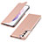 Leather Case Stands Flip Cover Holder D05T for Samsung Galaxy S21 5G